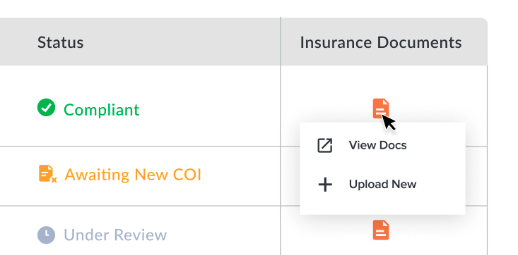 Add Subcontractor COIs in Procore