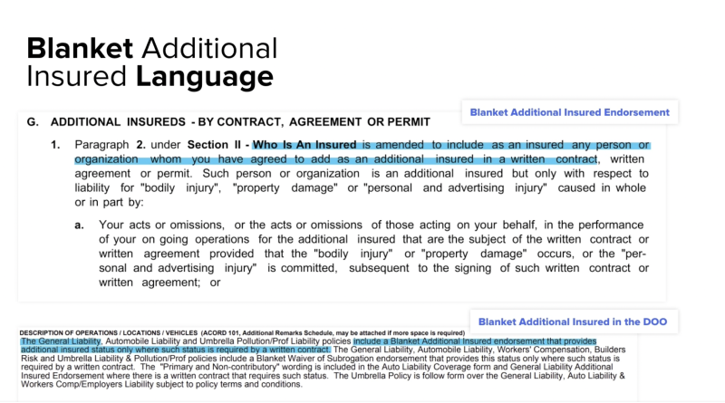 Additional Insured And How To Review It For Compliance | Jones