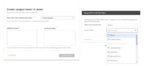 Features for General Contractors within the procore integration