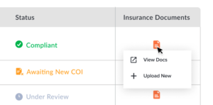 Add Subcontractor COIs in Procore
