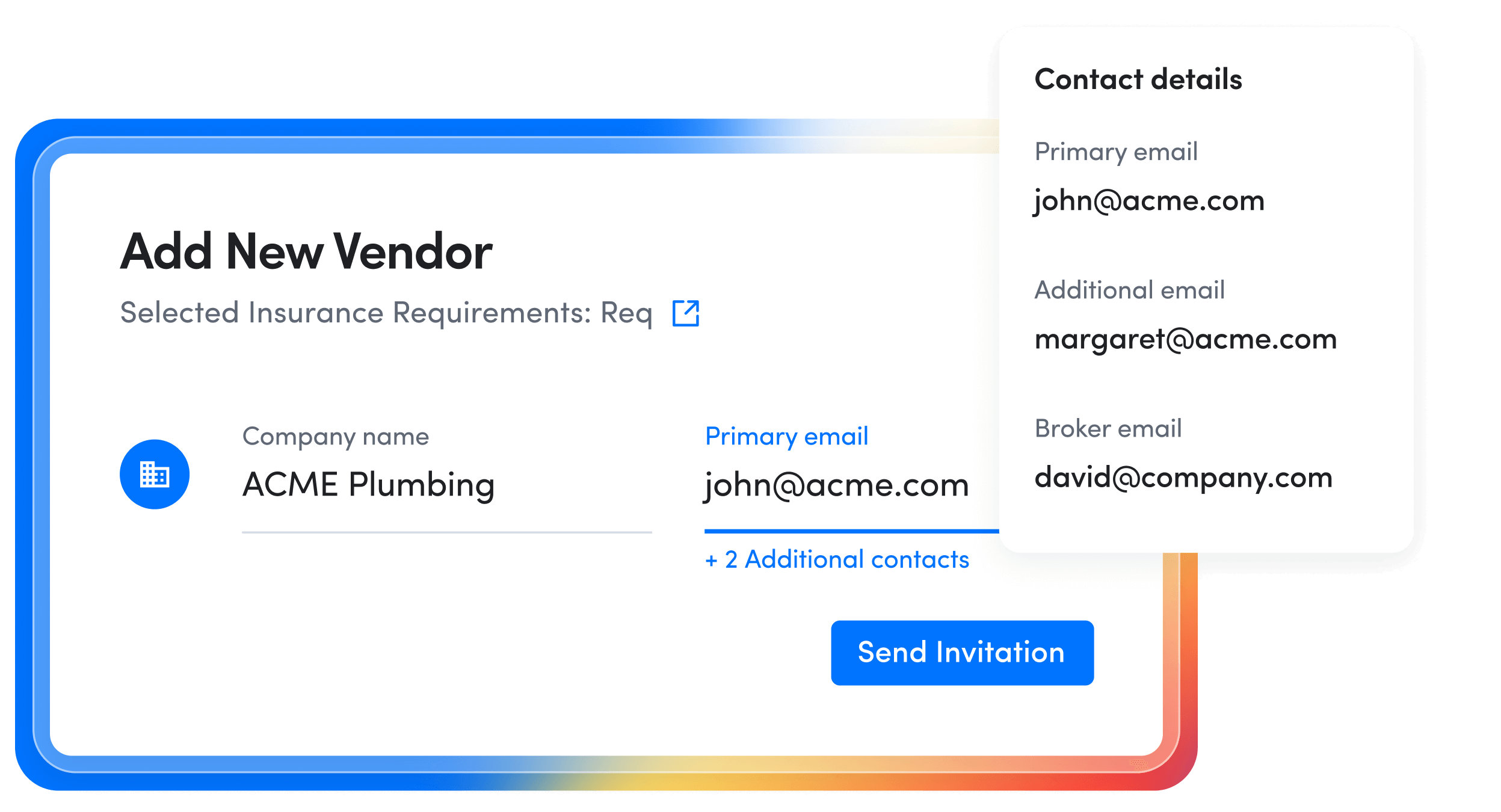 Adding a new vendor on Jones