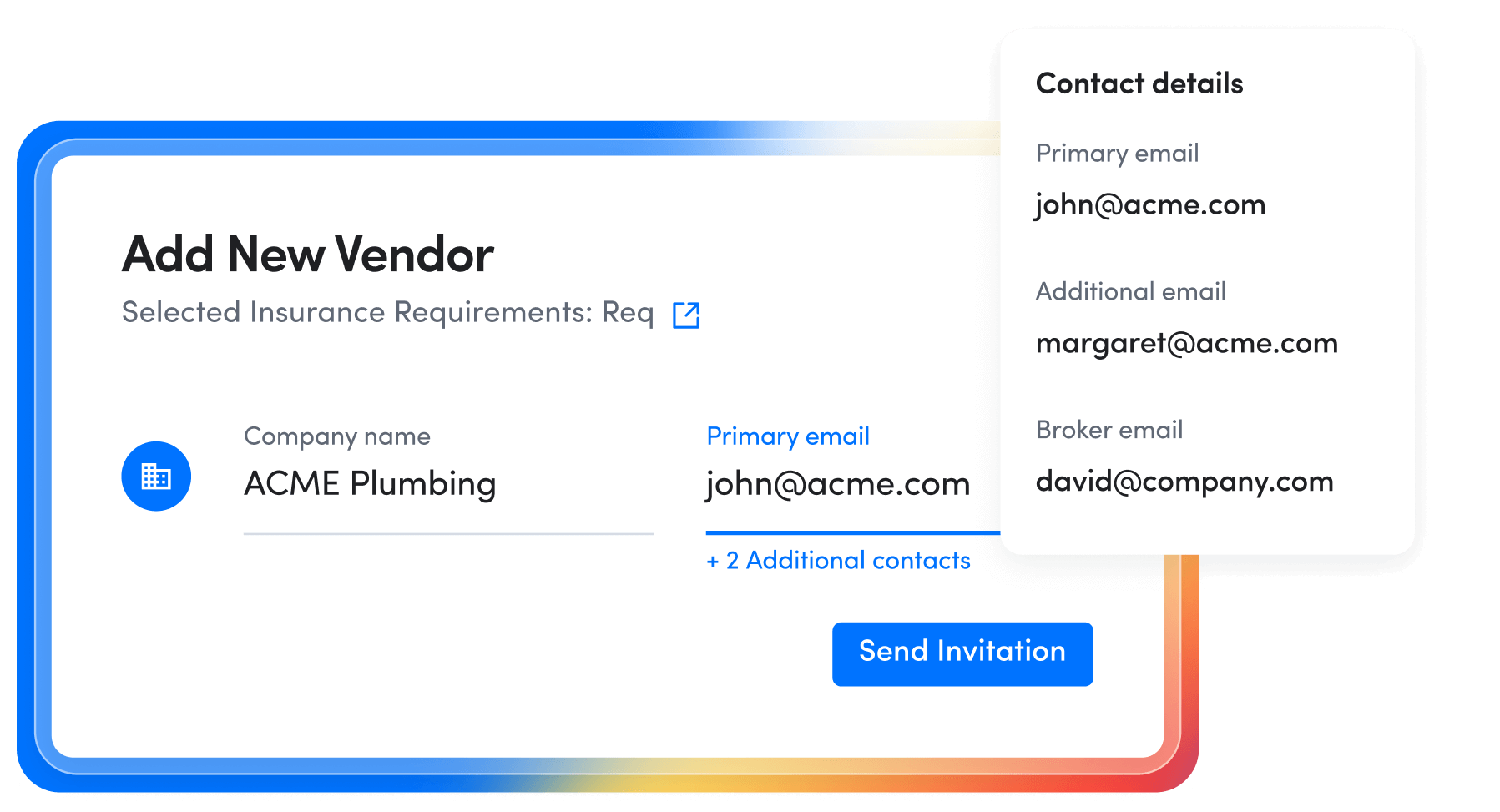 Adding a new vendor on Jones