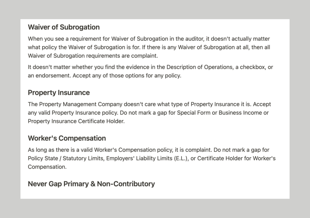 sample-auditing-notes