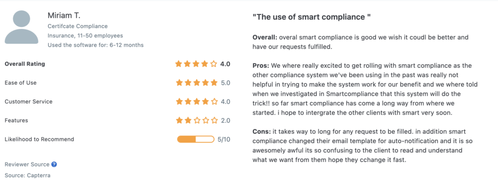 smartcompliance review